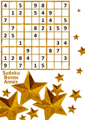 Sudoku dor&eacute; pour une ann&eacute;e lumineuse 2026